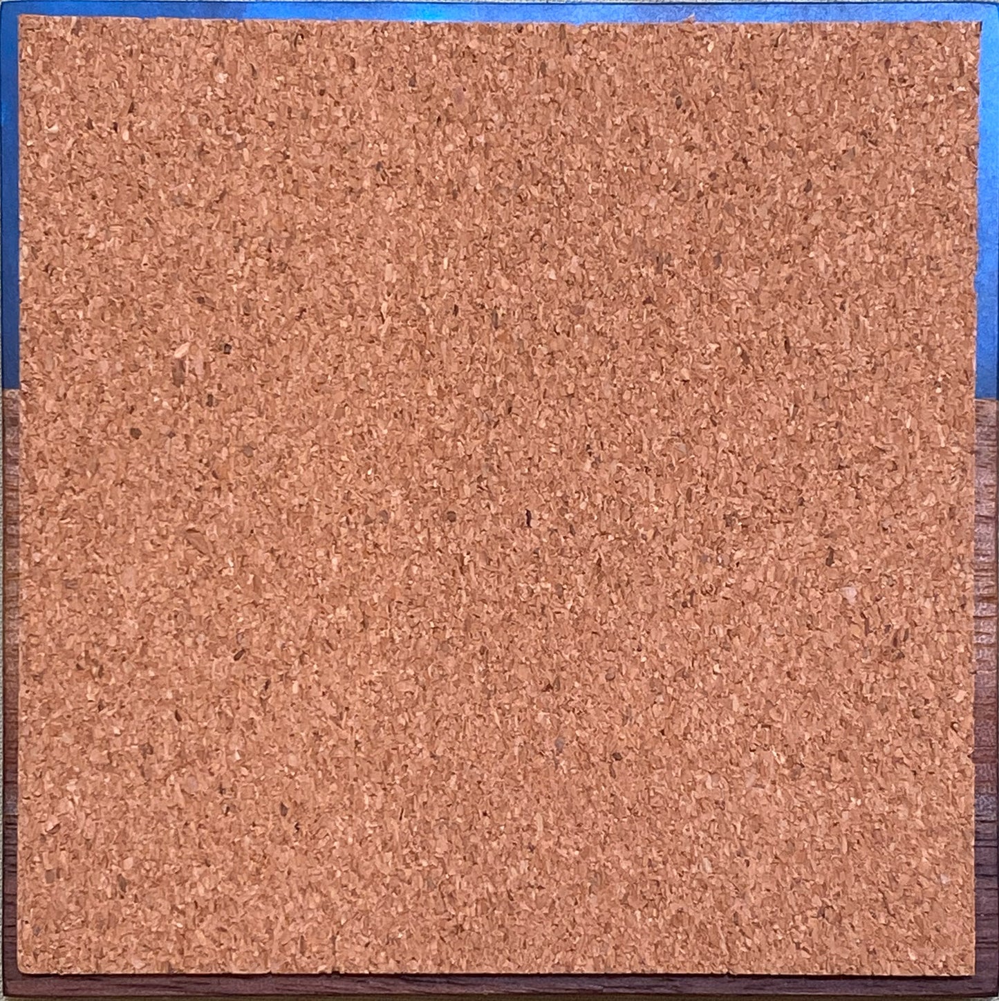 Black Walnut and Epoxy Coasters Single Back