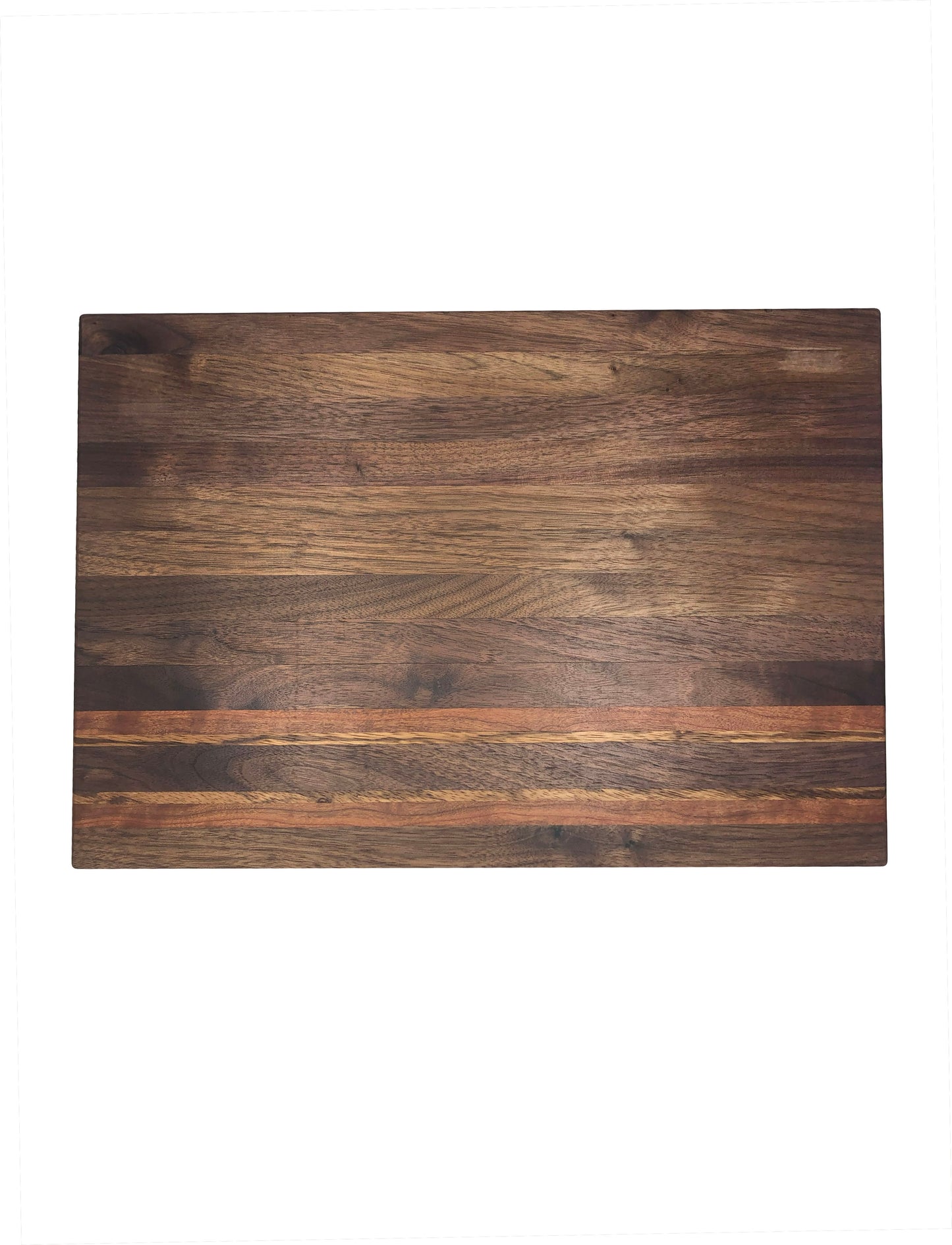 Black Walnut, Mahogany and Zebra Wood Cutting Board