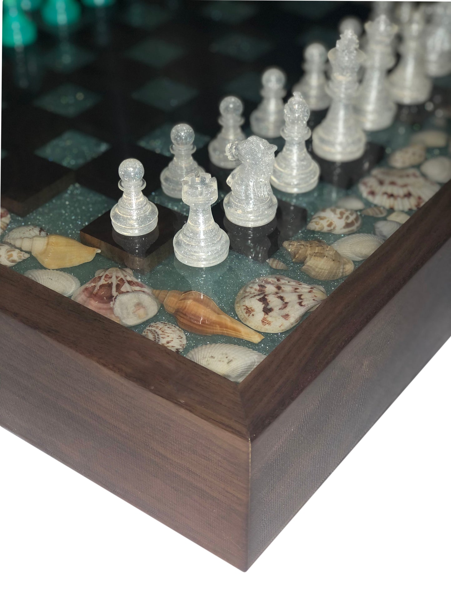 Chess Set With Seashells