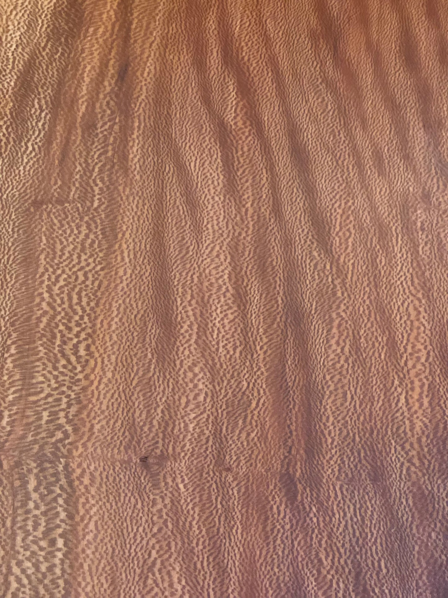 Sycamore and Metallic Black Epoxy Coffee Table Closeup View