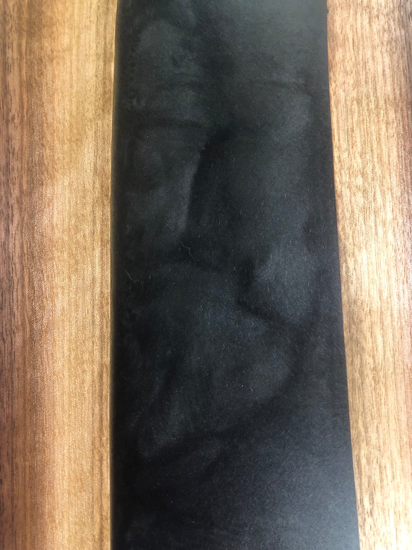 Black Walnut and Metallic Black Epoxy Charcuterie Board, 18"x10"