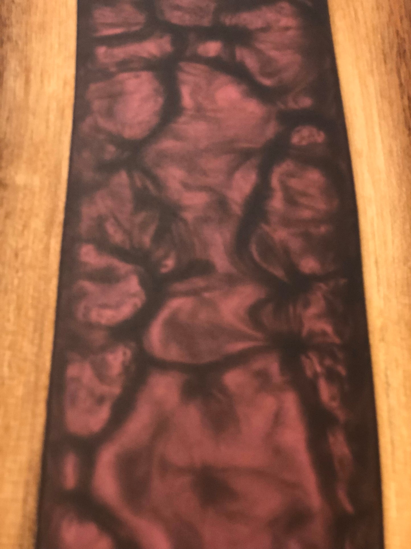 Black Walnut and Metallic Purple Epoxy Charcuterie Board, 18"x10"