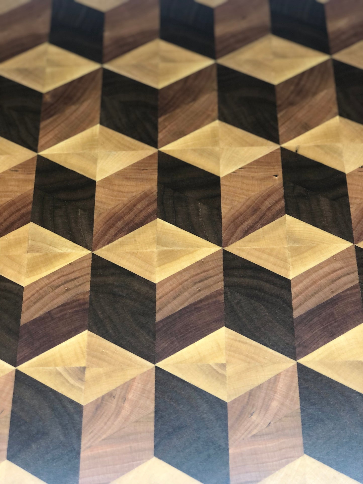 3D End Grain Cutting Board